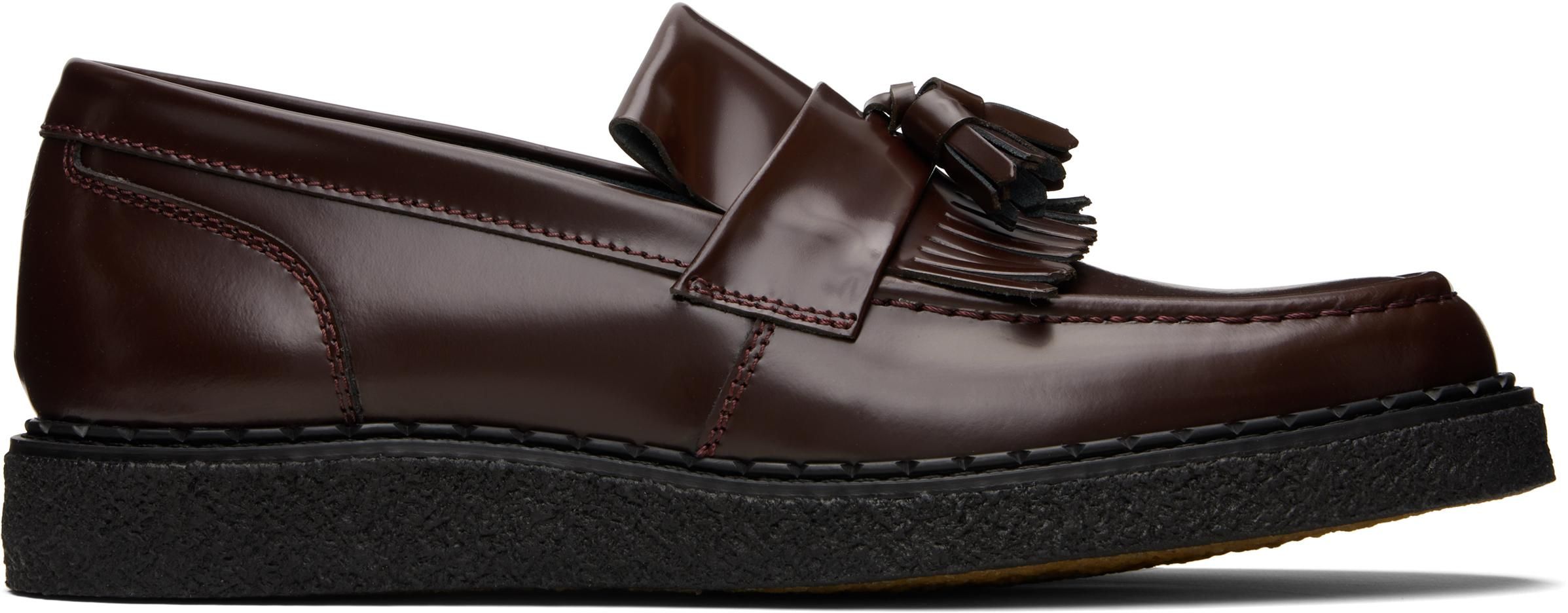 【美品】Fred Perry Loafer Leather ブラウン 28cm Fred Perry Men's Leather Loafer in Tan Fred Perry