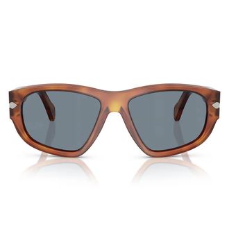 Persol Sunglasses Po0050 S 96/56 Siena Earth/Blue Unisex