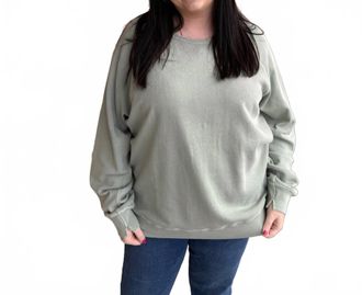 Dear John Denim Lilja Crew Neck Sweater In Abbey Stone