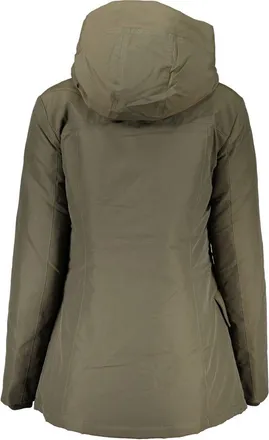 Woolrich Nero Cotton Women Jacket Green Clothing