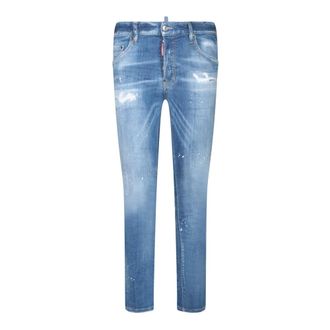 Dsquared2 Slim-fit Jeans, male, Blue, Size: 2XL Slim-fit Denim Jeans