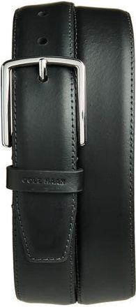 Cole Haan Burnished Leather Belt in Black at Nordstrom Rack, Size 32