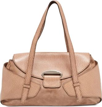 Tod's 2000s schoudertas met omslag - Bruin