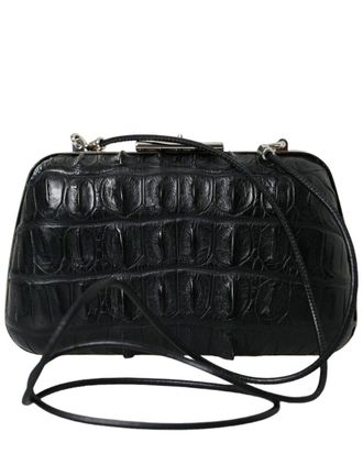 Balenciaga Crocodile Clutch