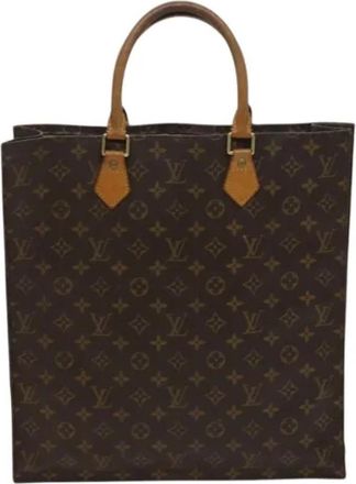 Louis Vuitton Tweedehands Canvas Louis Vuitton tassen - Dames - Vintage Shopper - Bruin - ONE Size - Leer - Vintage
