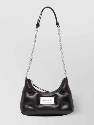 Maison Margiela glam slam micro leather quilted shoulder bag