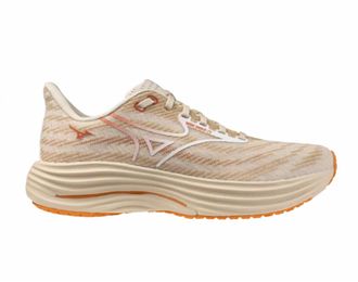 Mizuno Womens Wave Rider 29 Lifestyle Pack Running Shoes In Summer Sand White