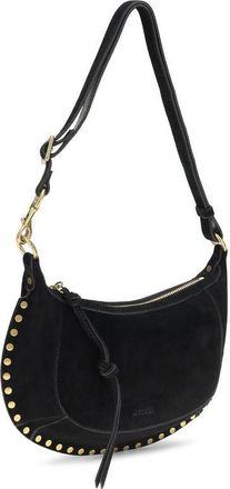 Isabel Marant Womens Black Calf Leather Bos Taurus Shoulder Bag