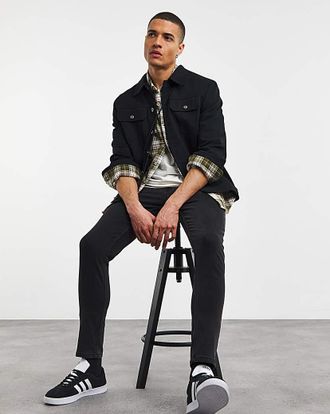 Jacamo Skinny Fit Stretch Jean Black