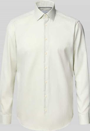 Christian Berg Regular Fit Business-Hemd mit Kentkragen in Hellgruen, Größe 39/40