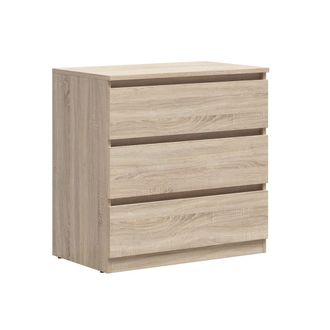 Petits Meubles C&oacute;moda 3 cajones estratificado marr&oacute;n