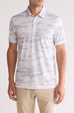 Travis Mathew Beachside Stealth Pima Cotton Blend Polo in White at Nordstrom Rack, Size Xxx-Large