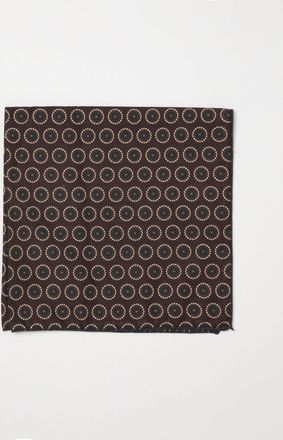 Paolo Pecora Foulard in misto cotone con stampa floreale