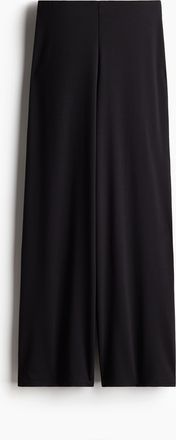 H&M Weite Jerseyhose - Schwarz