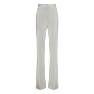 Tom Ford Tiny Polka Dot Bias Straight Pants - Dames - Broeken - Wit - Maat: 3XS Zijde