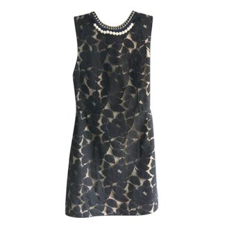 3.1 Phillip Lim 3.1 Philip Lim Nude/Black Floral Mini Dress Size XS