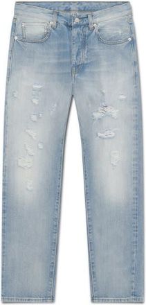 Fortela Japan Denim Five Pocket Slim Fit Pants in Bleach Wash at Nordstrom, Size 24 29 Eu