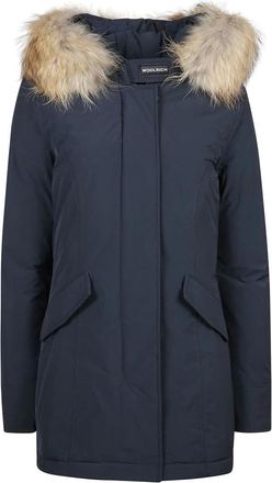 Woolrich Jassen, Dames, Blauw, S, Arctische wasbeer parka