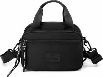 BO.BÔ Crossbody Bags for Women - Stylish Shoulder Handbags with Waterproof Nylon Material & Multiple Compartments, Black, 8.7 x 4.7 x 5.5 inches, Crossbody 