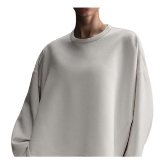 Nike (WMNS) Nike 24.7 ImpossiblySoft Dri-FIT Wide Crew T-Shirt Loose Fit Light Orewood Brown HQ8194-104