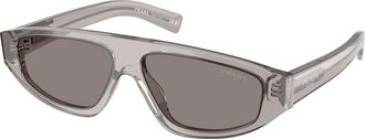 Prada PR C02SF Asian Fit 10J80Q Mens Sunglasses Grey Size 58