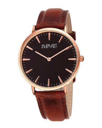 August Steiner Womens Leather Watch