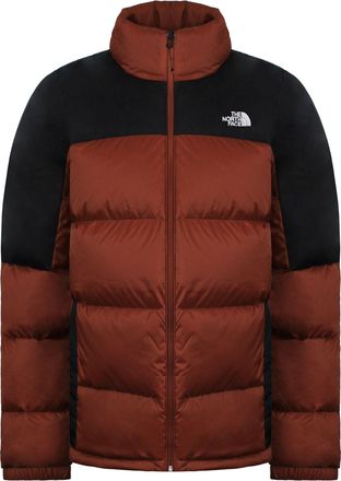 The North Face Diablo Mens Rust/Black Padded Jacket Nylon - Size Large