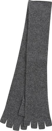Drumohr Lange vingerloze handschoenen - Dames - Handschoenen - Grijs - ONE Size - Accessoires