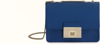 Furla Venere Borsa A Tracolla Mini Indigo Pelle Di Vitello Andromeda Donna