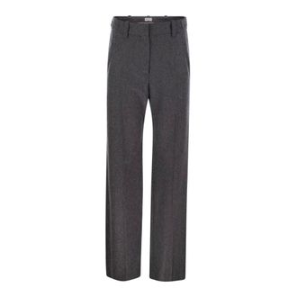 Brunello Cucinelli Mujer, Pantalones, Gris, Talla: S