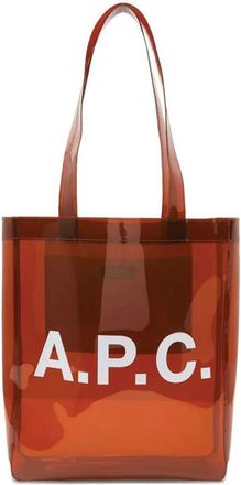 A.P.C. A. P.C. Lou Unisex Transparent Tote Bags