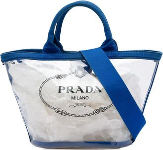 Prada Pre-owned Prada PVC Canapa Logo Tote Ladies MOGZBKRNKH606L9Z