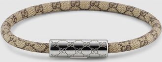 Gucci Bracelet With GG Detail Leather