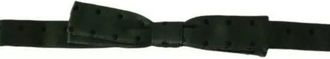 Dolce & Gabbana Zijden Vlinderdas met Stippen - Heren - Accessoires - Groen - ONE Size - Accessoires