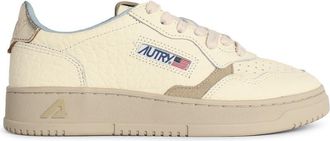 Autry Medalist Low Ivory White Lear Sneakers