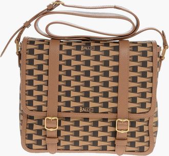 Bally Borsa Messenger in Ecopelle con Motivo Geometrico Bally