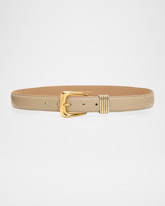 Veronica Beard Arch Leather Belt
