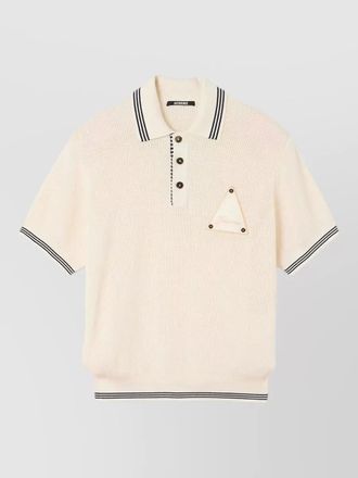 Jacquemus sailor knit polo short sleeve