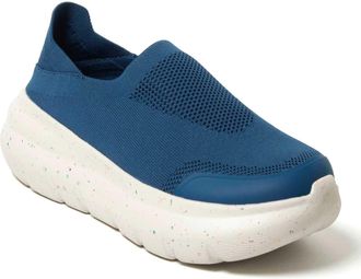 Dearfoams Mens Knox Collapsible Heel Slip-On Sneaker