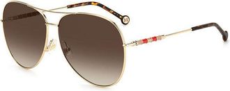 Carolina Herrera CH 0034/S J5G/HA Womens Sunglasses Gold Size 64