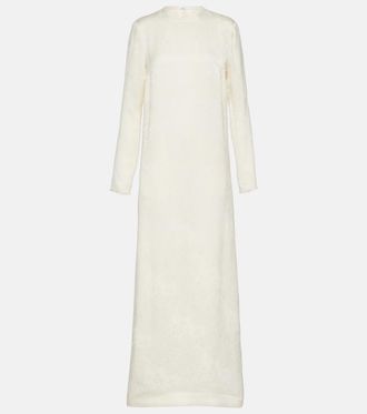 Toteme Floral jacquard maxi dress