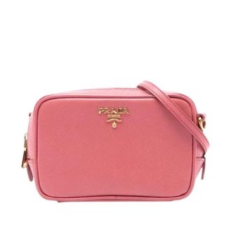 Prada Pre-owned Cross Body Bags, female, Pink, Size: ONE SIZE Pre-owned Vintage Cross Body Bag