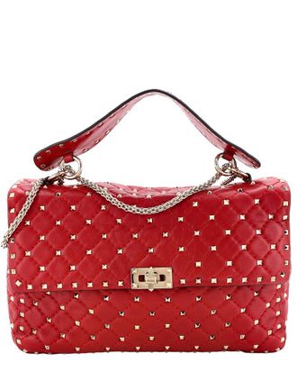 Valentino Rockstud Spike Flap Bag Quilted Large (Authentic Pre-Loved)