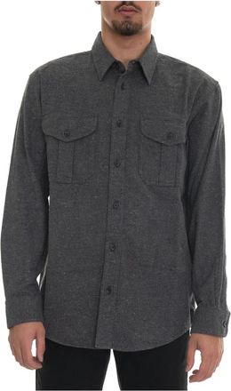 Filson Casual Shirt - Heren - Casual Overhemden - Zwart - XS - Katoen - Overhemden