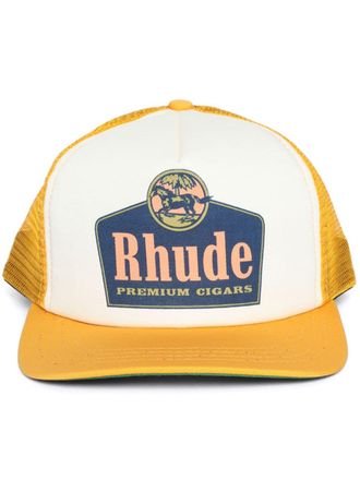 Rhude Pet met logoprint - Geel