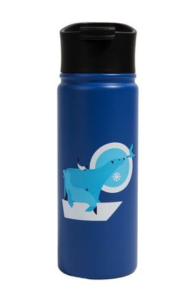 United By Blue 18 OZ Polar Bear Steel Bottle in Navy at Nordstrom
