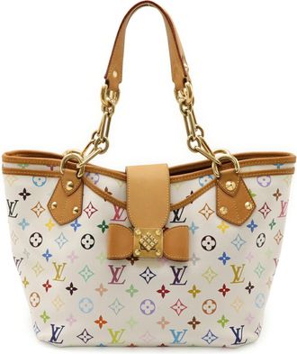 Louis Vuitton Monogram Multicolore Blanc Monogram Multicolore Shoulder Bag Tote Bag (Pre-Owned)