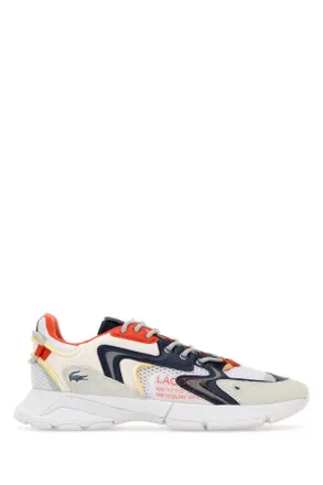 Lacoste Multicolor Leather And Mesh L003 Neo Sneakers