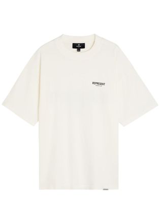 Represent Owners Club Logo Cotton T-shirt - White - L