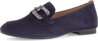 Gabor Jackie Womens Loafers 4.5 UK Atlantic Suede